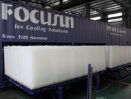 Direct system block ice making machine in container_1